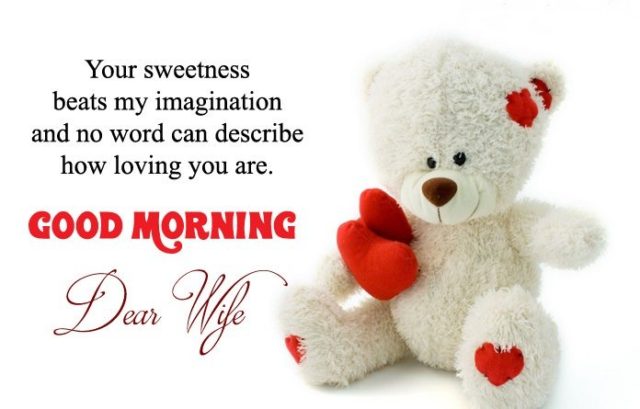Dear wife good morning wishes