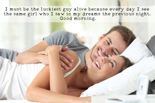 Romantic good morning quotes for wife