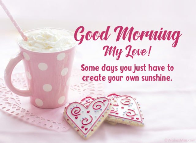 Good morning message for my husband