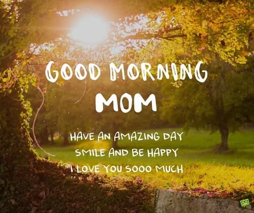 Good morning mom images