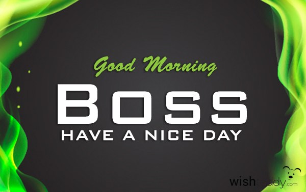 Good Morning Boss 23