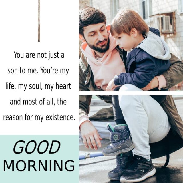 Good Morning Messages For son 1046 1