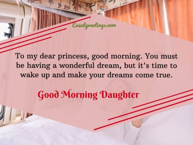 Good morning daughter wishes 2