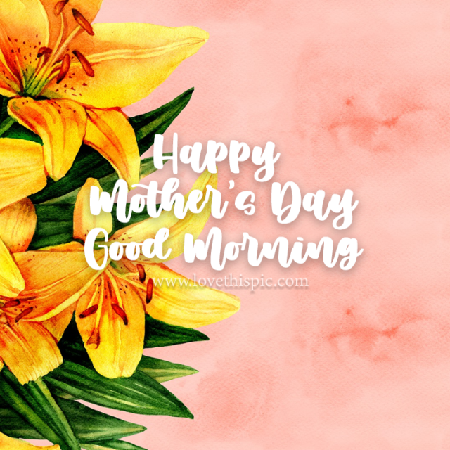 Happy Mother's Day Good Morning Photos4