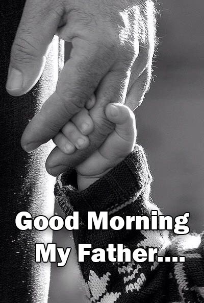 Good Morning Wishes Image For Father And Son