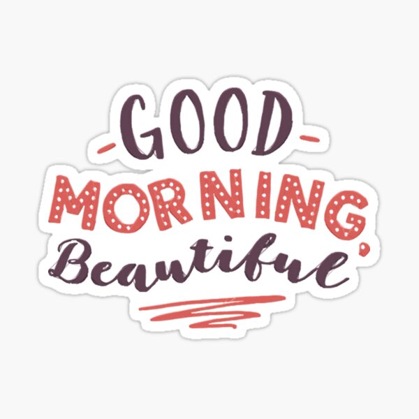 1 Good Morning Stickers 4