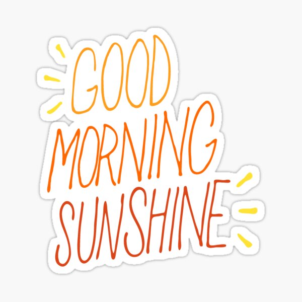 1 Good Morning Stickers 6