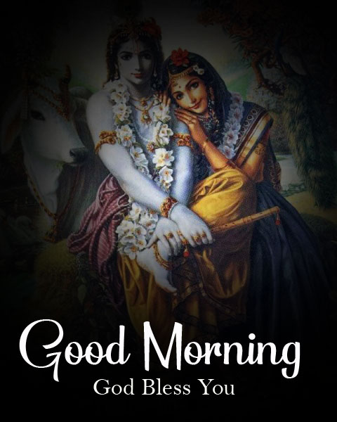 Beautiful Radha Krishna Good Morning Images Pics Hd Download