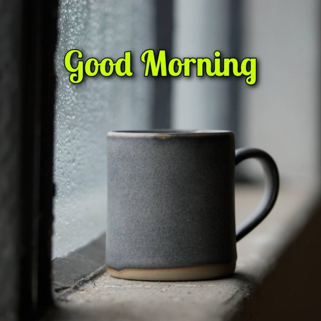 Good Morning Coffee With Rain