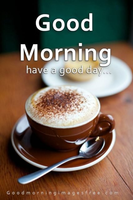 Good Morning Instagram Coffee Cup Image With Caption