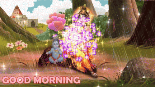 Good Morning Krishna Images Wishes 6