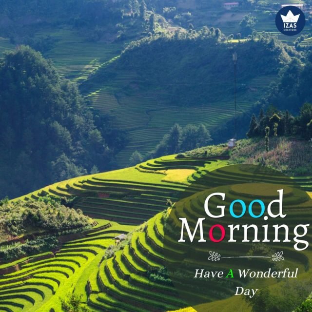 Good Morning Nature Image With Super View Of Natural Scenery
