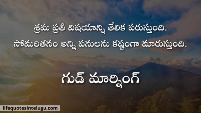 Good Morning Quotes In Telugu (19)