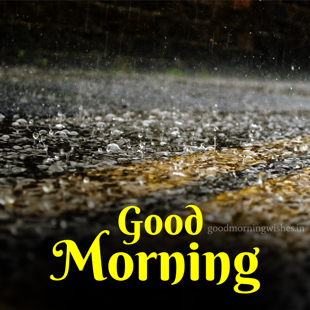 Good Morning Rain Images and Quotes