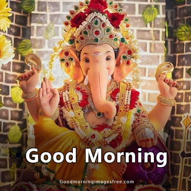 Good Morning With Ganesha Image Download