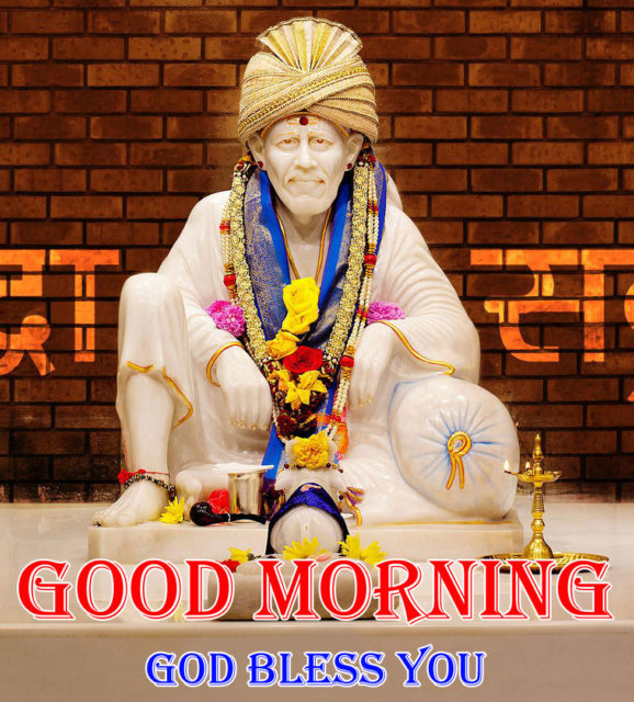 Good Quality Sai Baba Good Morning Images Photo Wallpaper