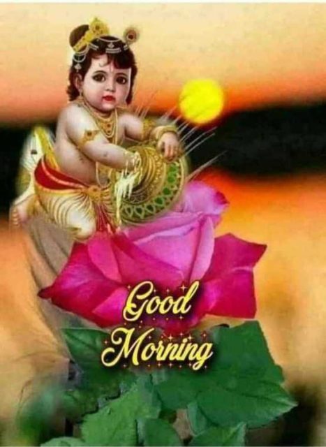 Good Morning Krishna Images Wishes1