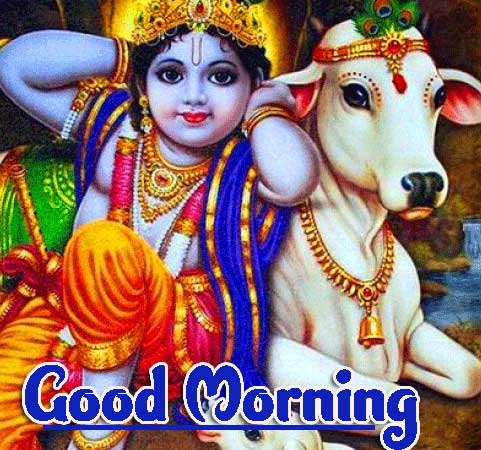 Jai Shri Krishna Good Morning Wallpaper 17