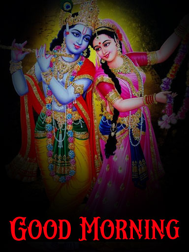 Nice Radha Krishna Good Morning Images Photo Download