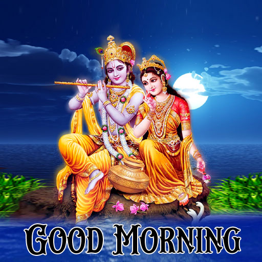 Nice Radha Krishna Good Morning Images Pictures Free Hd