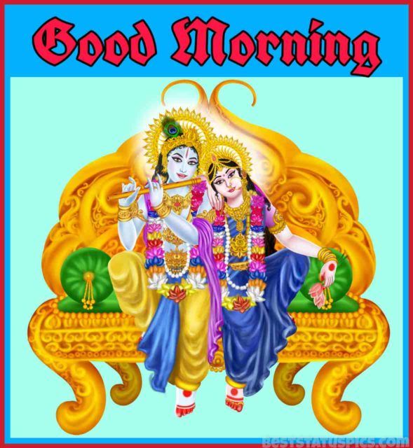Radha Krishna Good Morning Pic 4