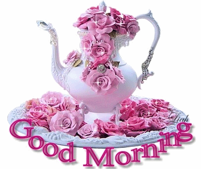 Sweet Tea Flowers Good Morning Gif