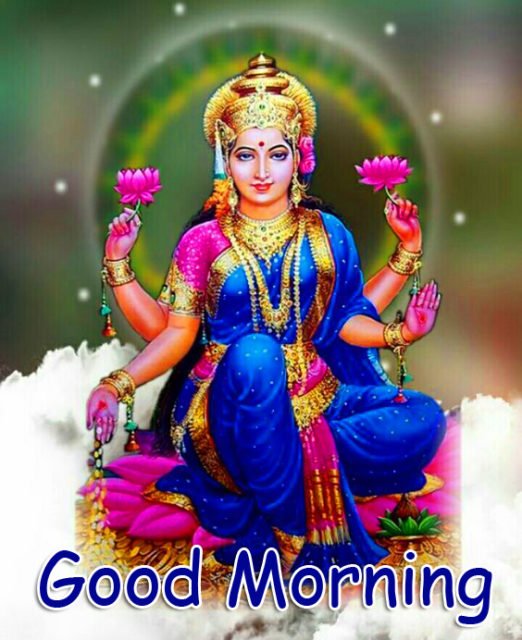 Wonderful Laxmi Ji Good Morning Wallpaper