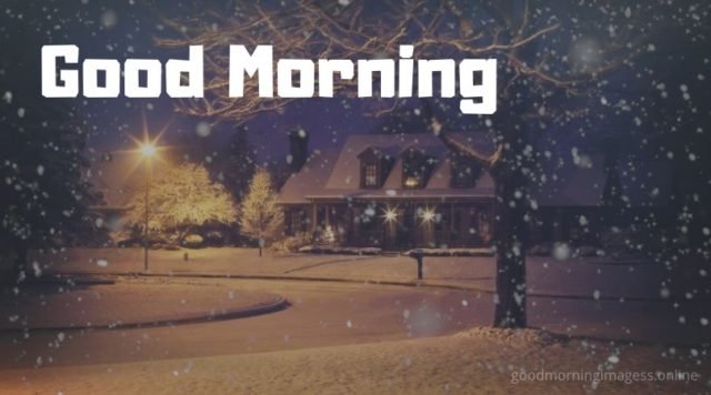 Good Morning Images With Snowfall (2)