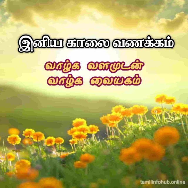 Good Morning In Tamil Words