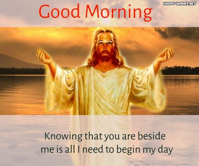 Good Morning Jesus Wishes Images 768x640