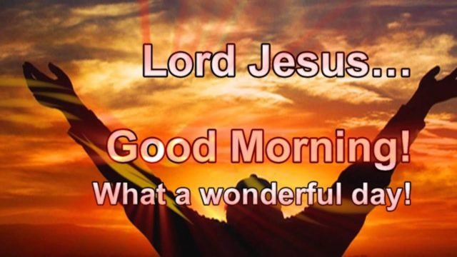 Good Morning Jesus Images 1