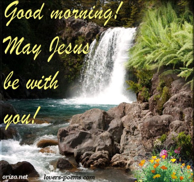 May Jesus Be With You Good Morning Wg017161