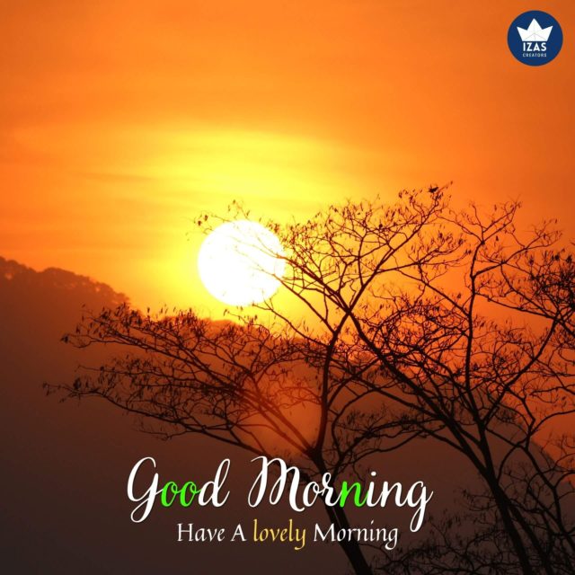 Peaceful Good Morning Natural Sunrise Image With Quotes 1080p