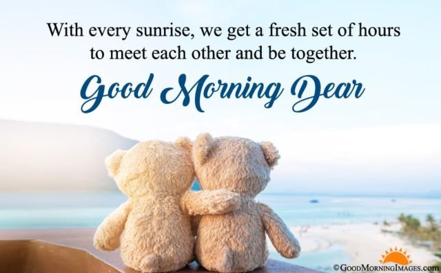 Sweet Teddy Bear Good Morning Love Hd Image With Wishes Sms