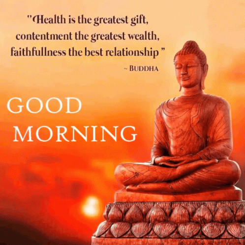 Lord Buddha Good Morning