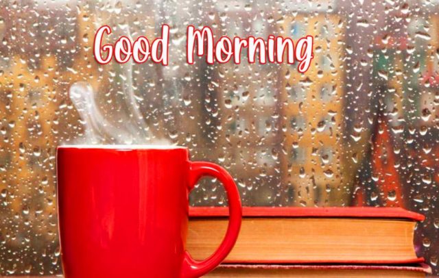Good Morning Coffee Rain Glitter Gifs 8