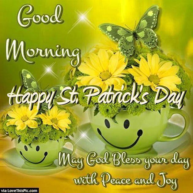 350775 Peace And Joy St Patricks Day Good Morning Quotes