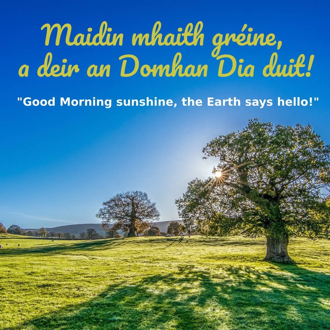 Good Morning Wishes in Irish